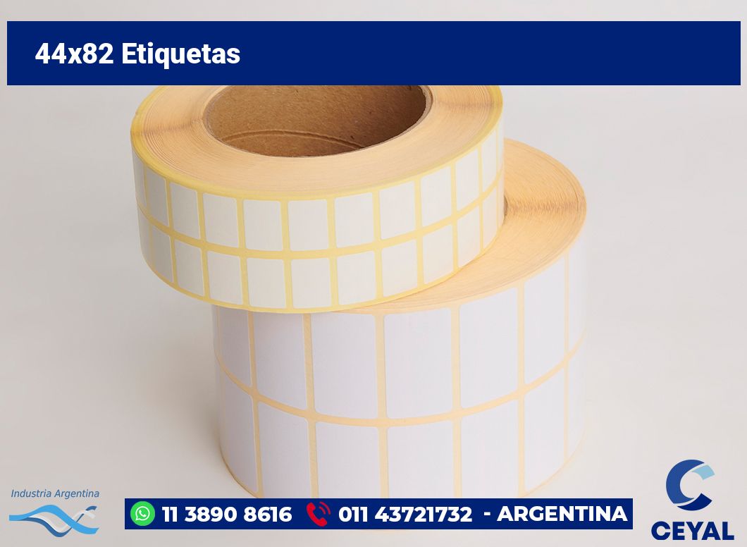 44×82 Etiquetas