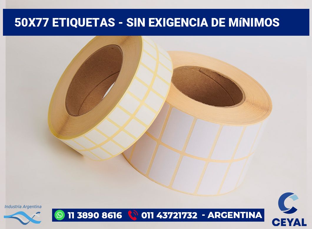 50x77 Etiquetas