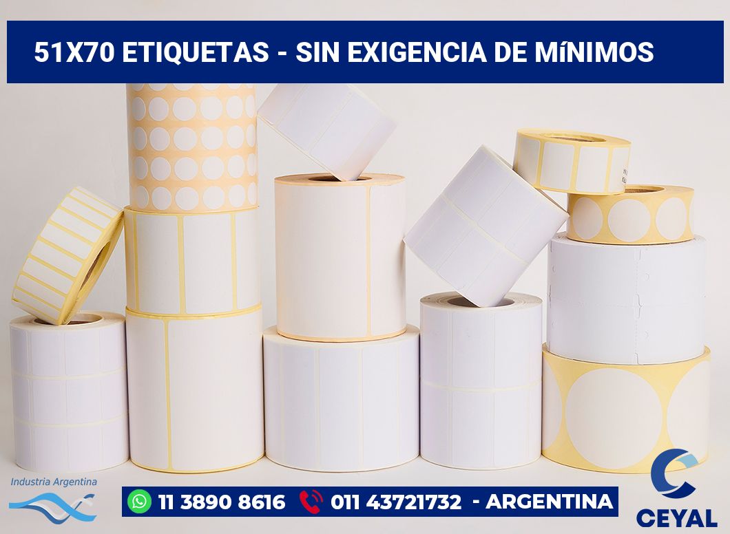 51x70 Etiquetas