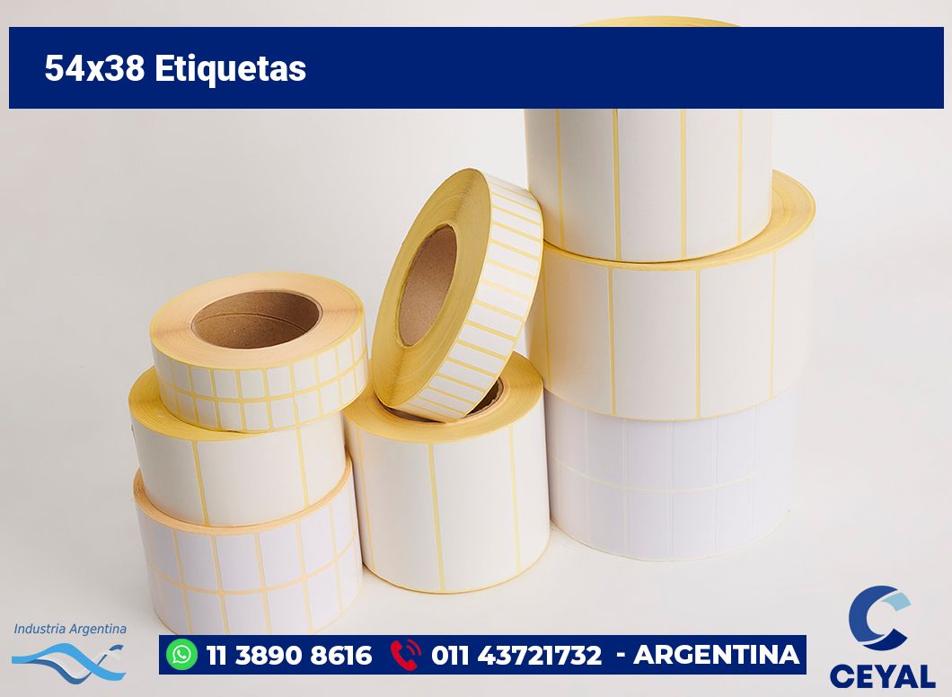 54x38 Etiquetas