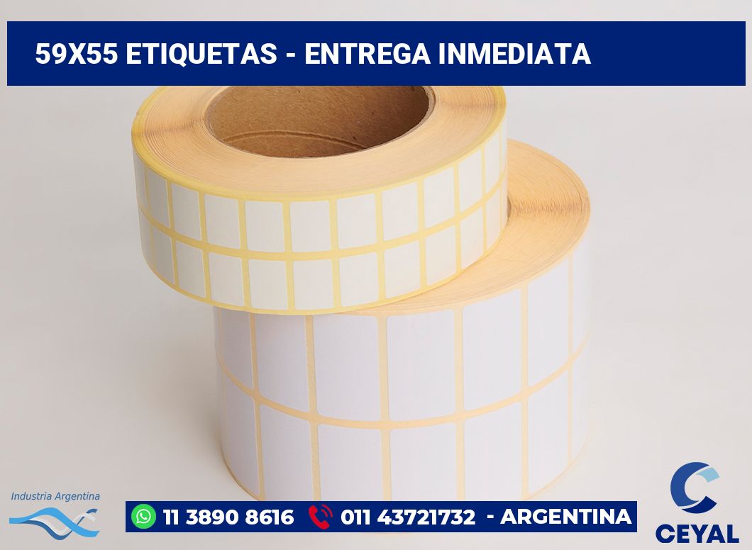 59x55 Etiquetas