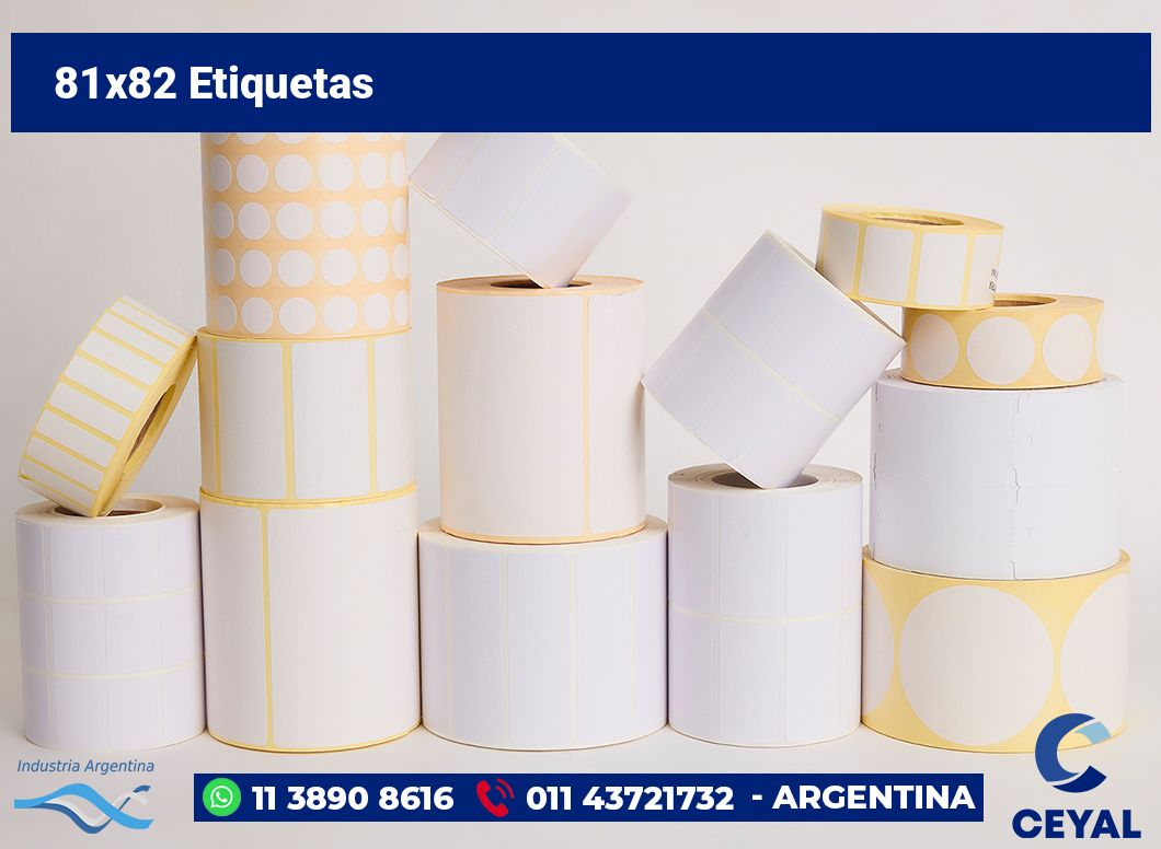 81x82 Etiquetas