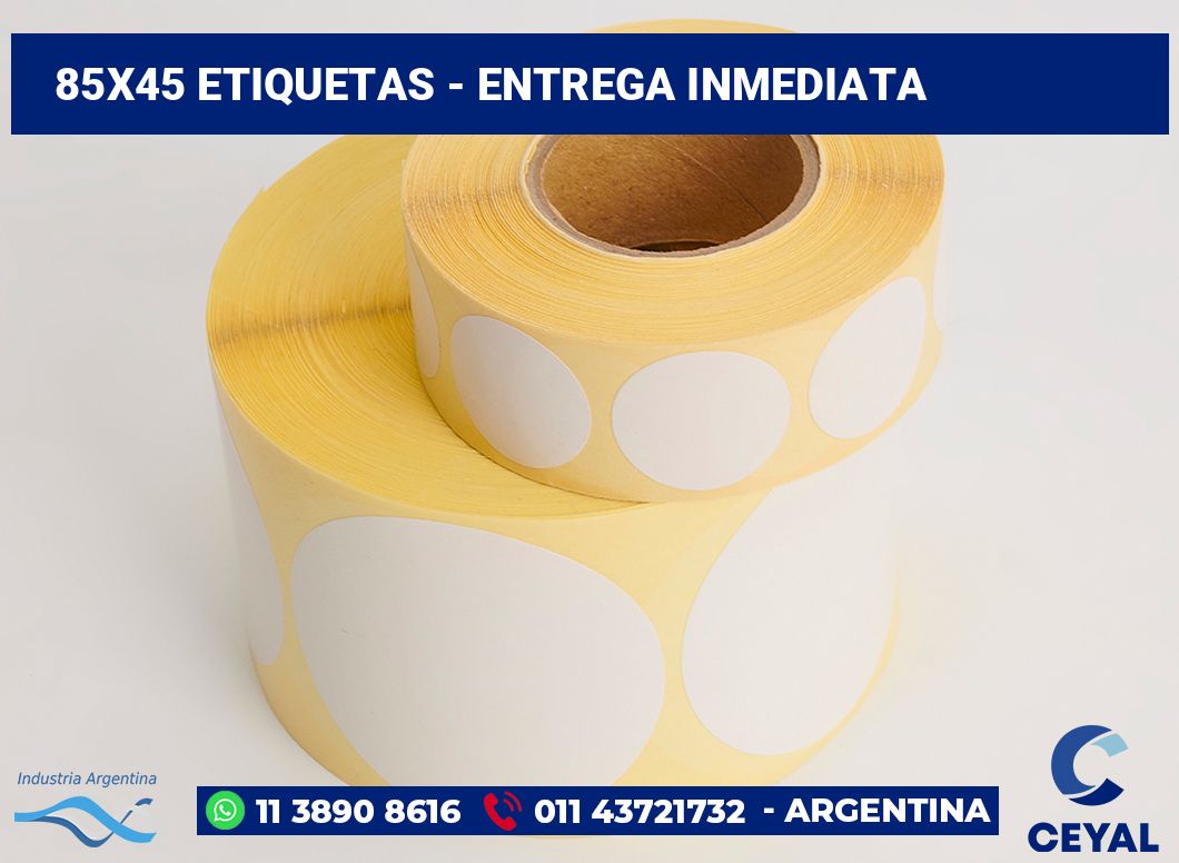 85×45 Etiquetas