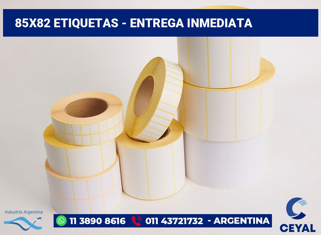 85×82 Etiquetas