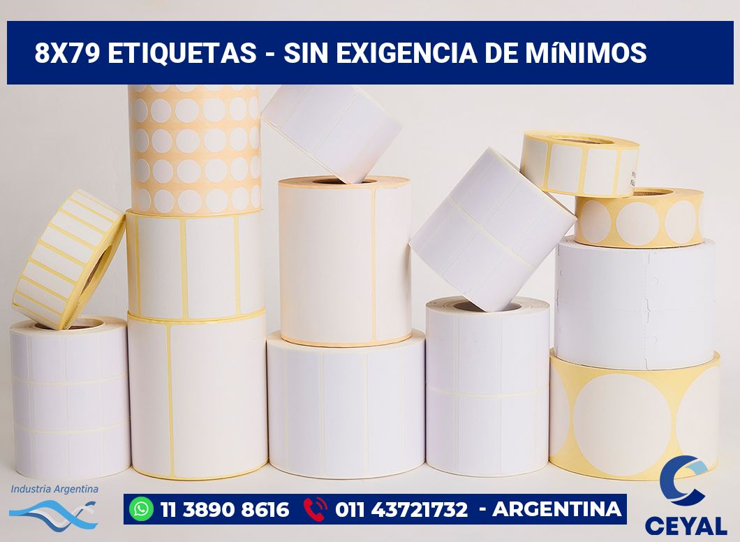 8x79 Etiquetas