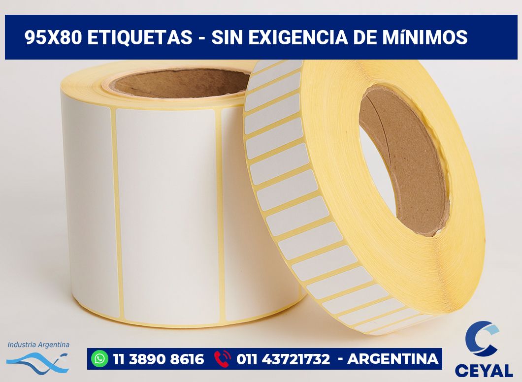 95×80 Etiquetas