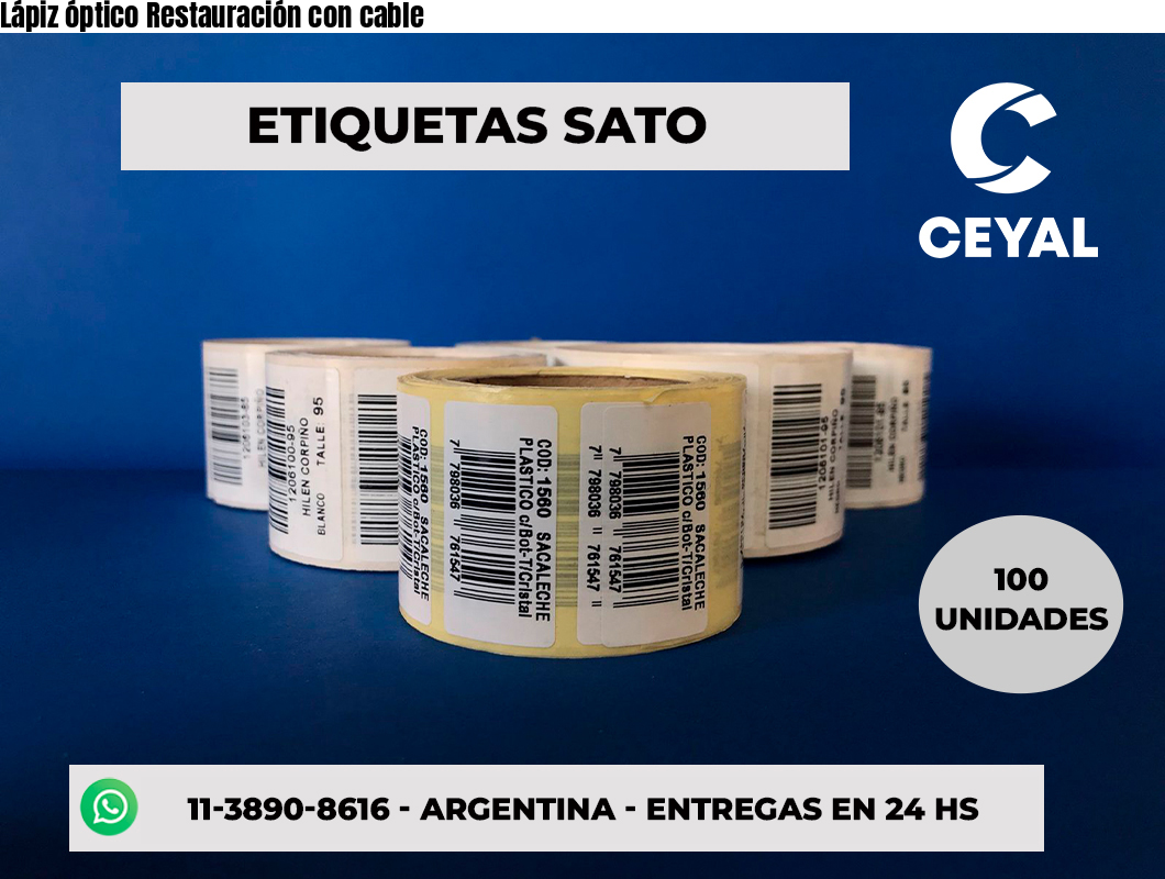 Lápiz óptico Restauración con cable