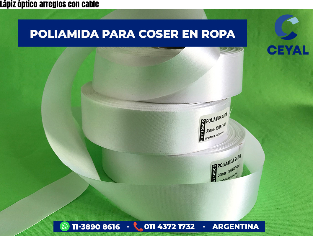 Lápiz óptico arreglos con cable