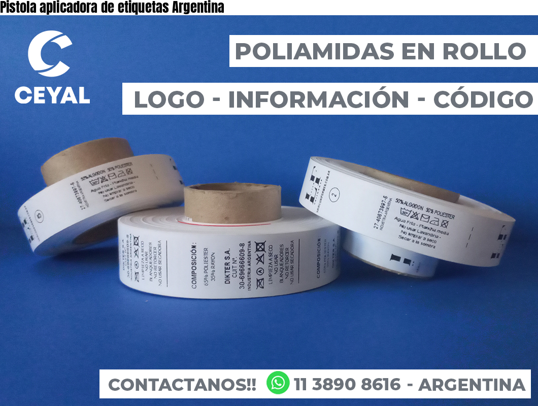 Pistola aplicadora de etiquetas Argentina