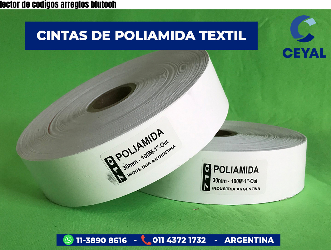lector de codigos arreglos blutooh