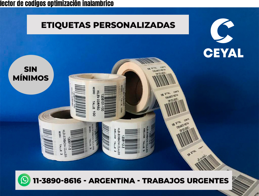 lector de codigos optimización inalambrico