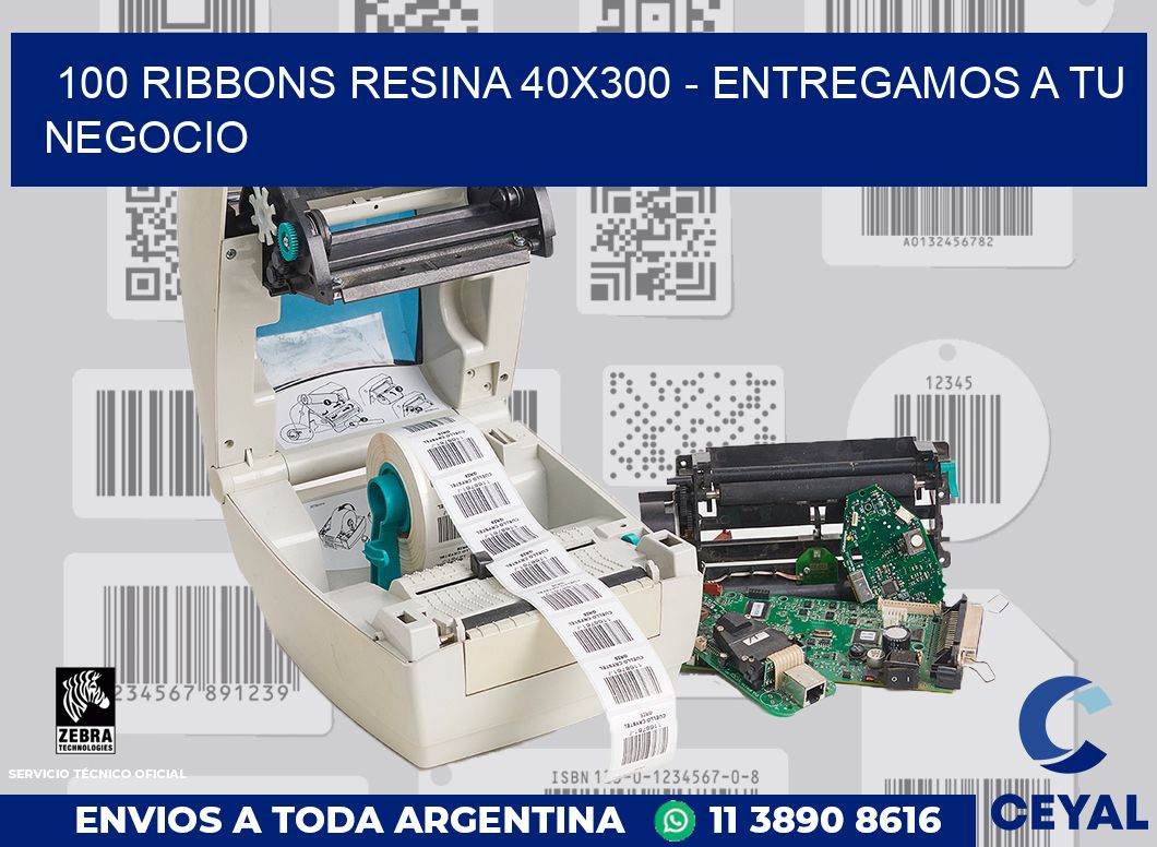 100 Ribbons resina 40x300 - entregamos a tu negocio
