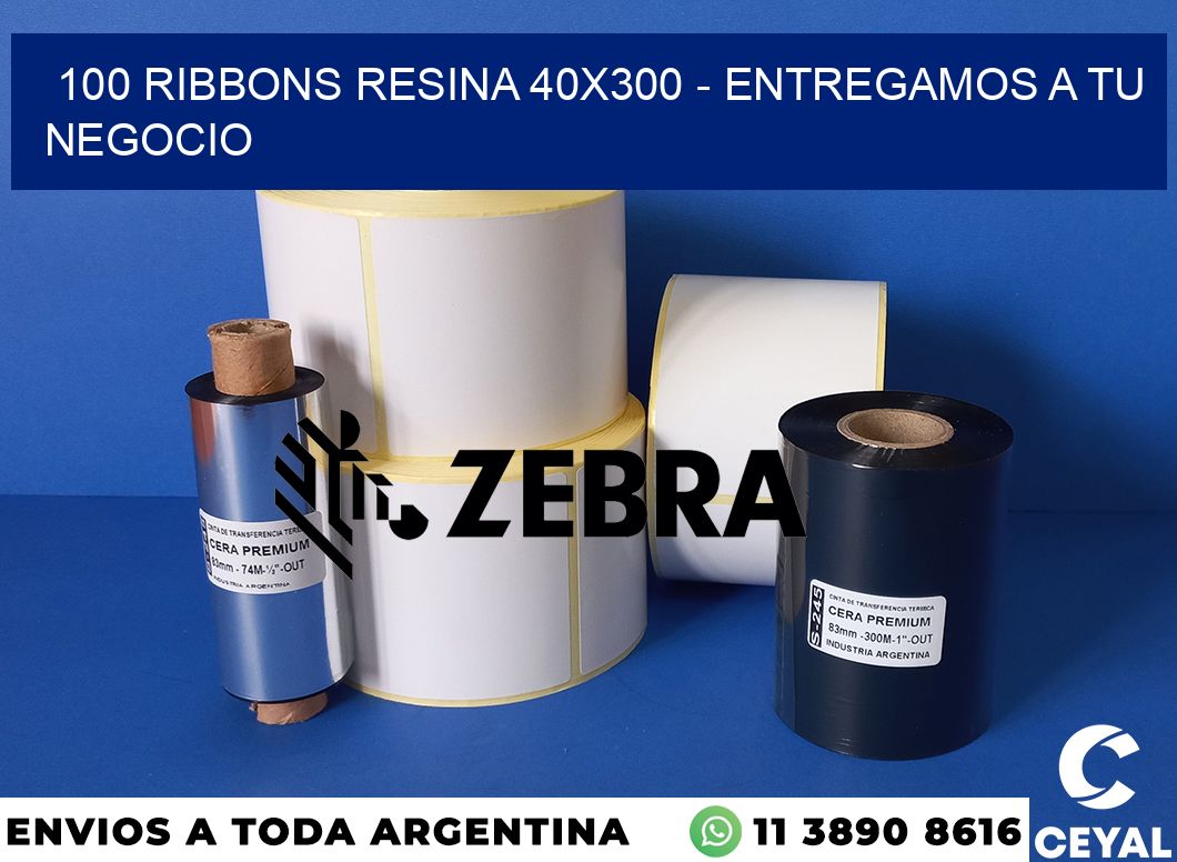 100 Ribbons resina 40x300 - entregamos a tu negocio