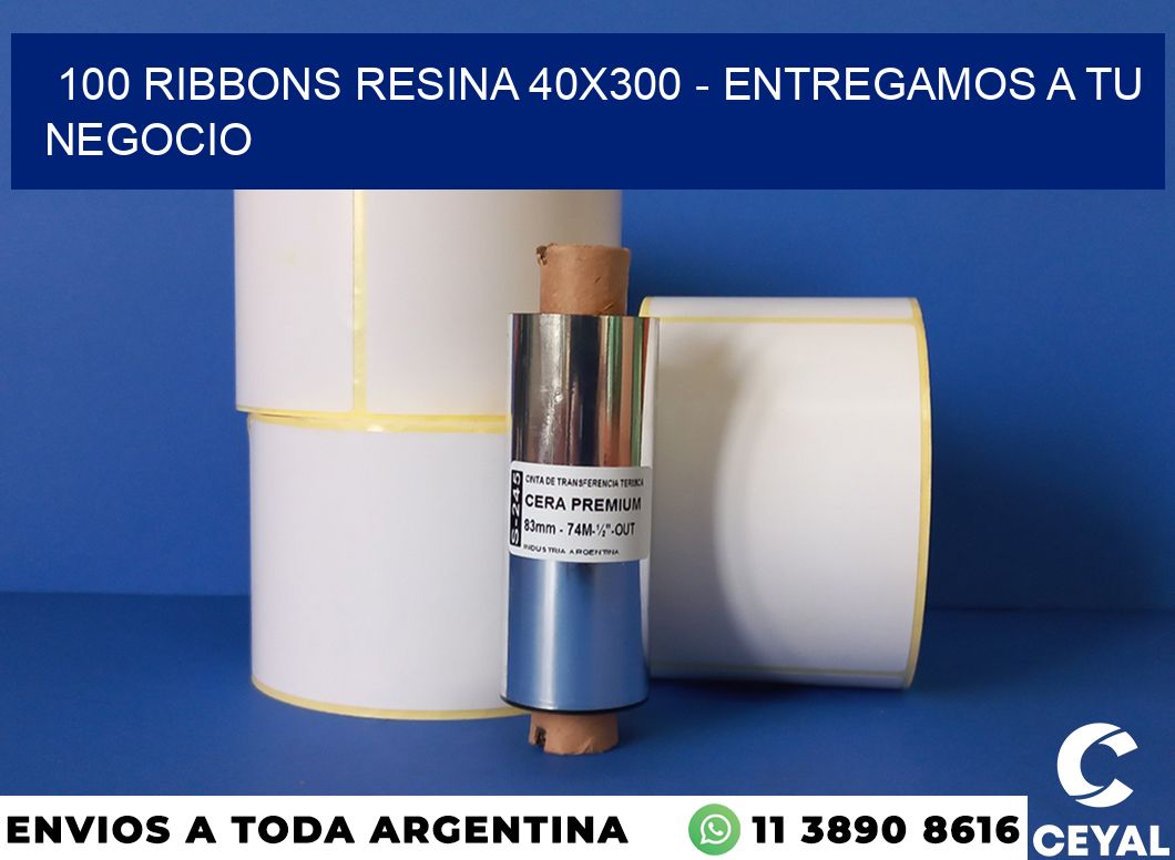100 Ribbons resina 40×300 – entregamos a tu negocio