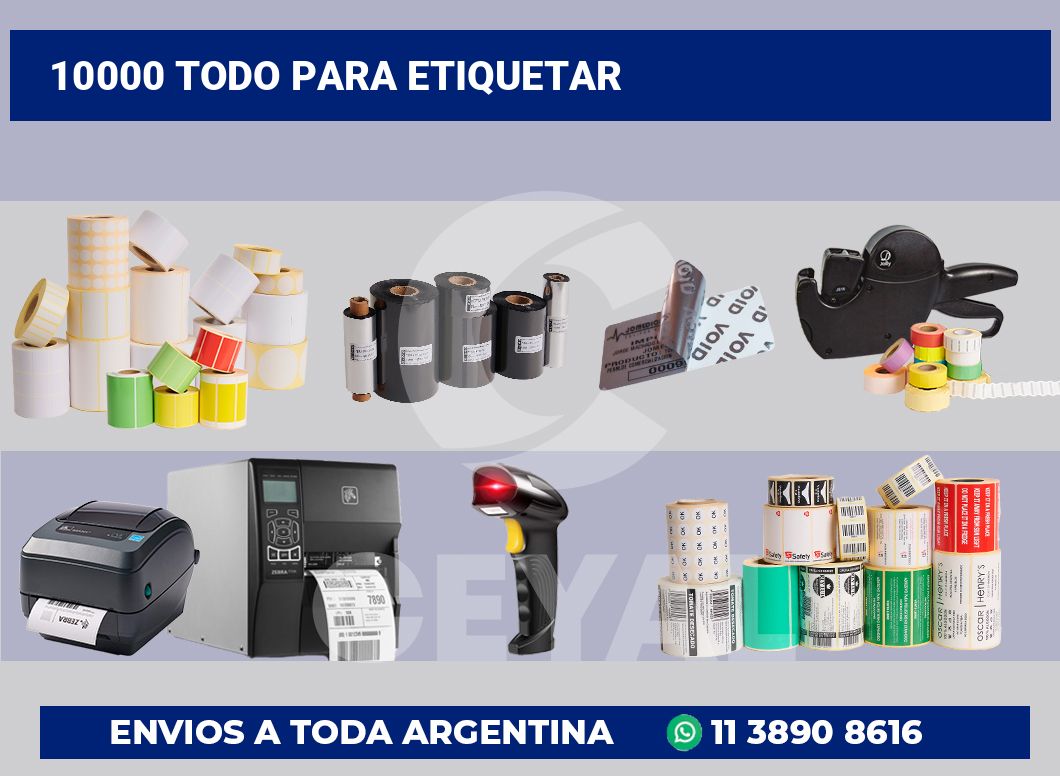 10000 Todo para etiquetar