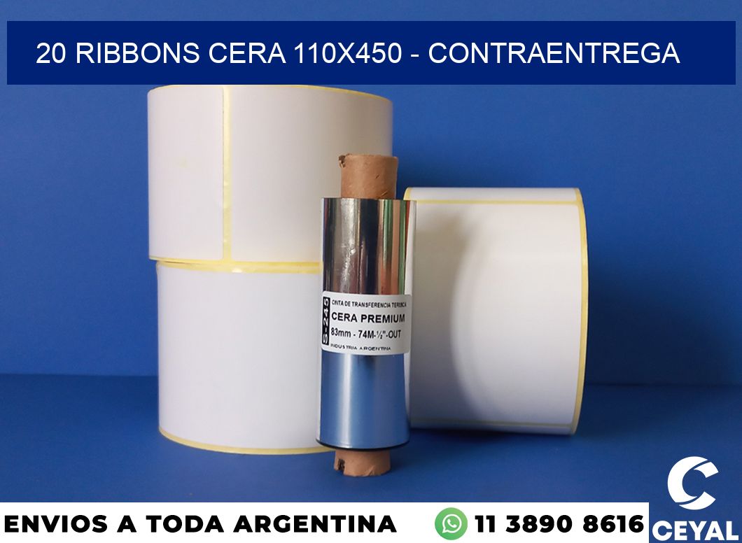 20 Ribbons cera 110×450 – contraentrega