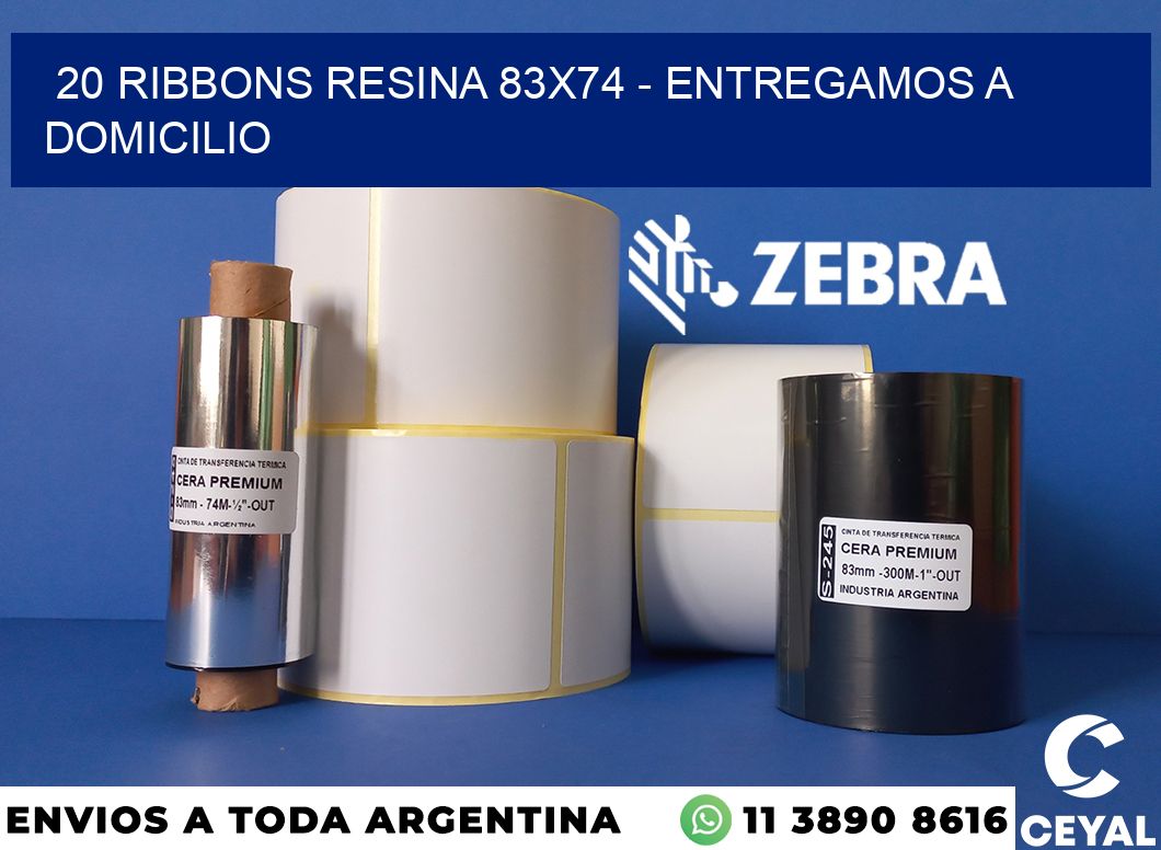 20 Ribbons resina 83x74 - entregamos a domicilio