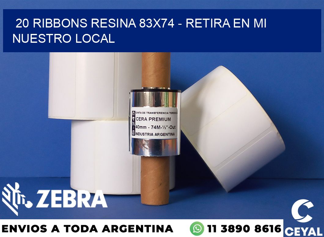20 Ribbons resina 83x74 - retira en mi nuestro local