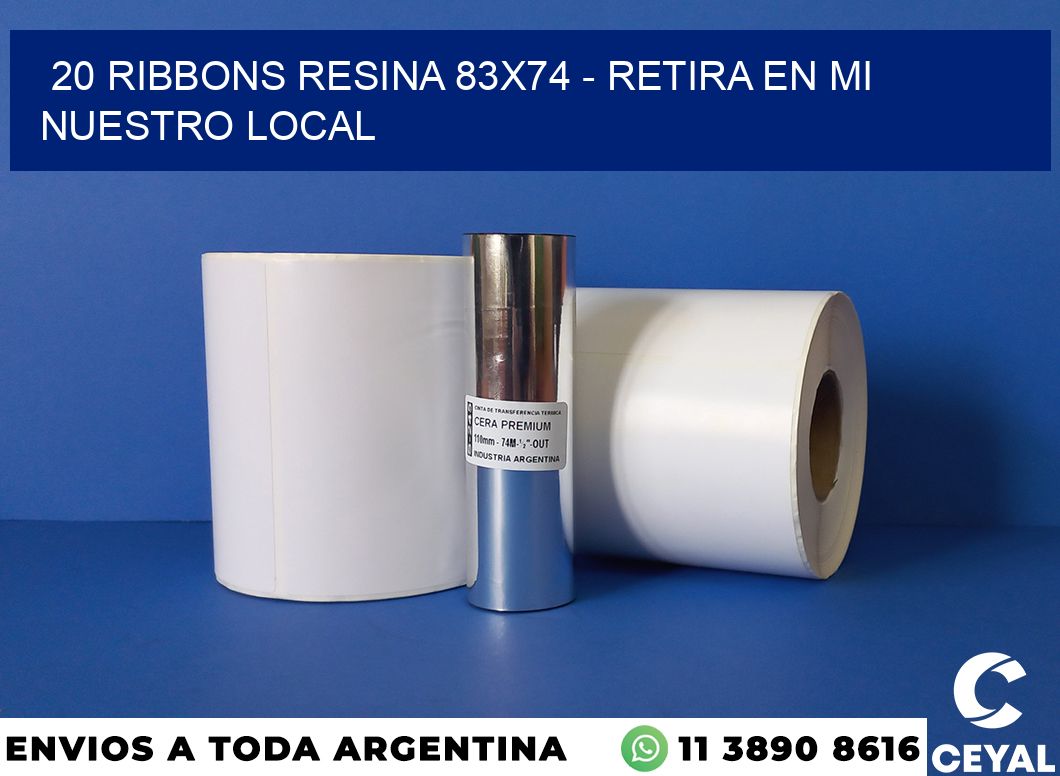 20 Ribbons resina 83×74 – retira en mi nuestro local
