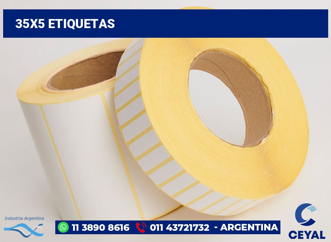35x5 Etiquetas