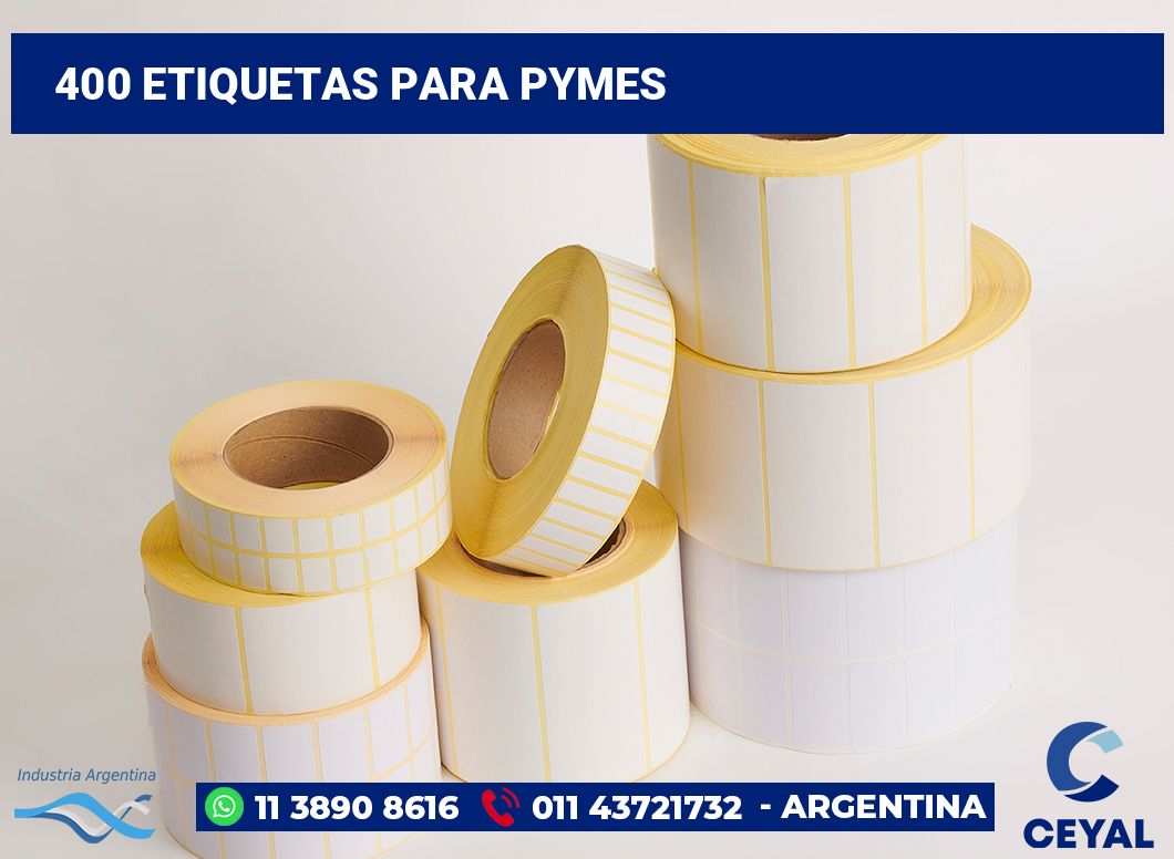 400 Etiquetas para pymes