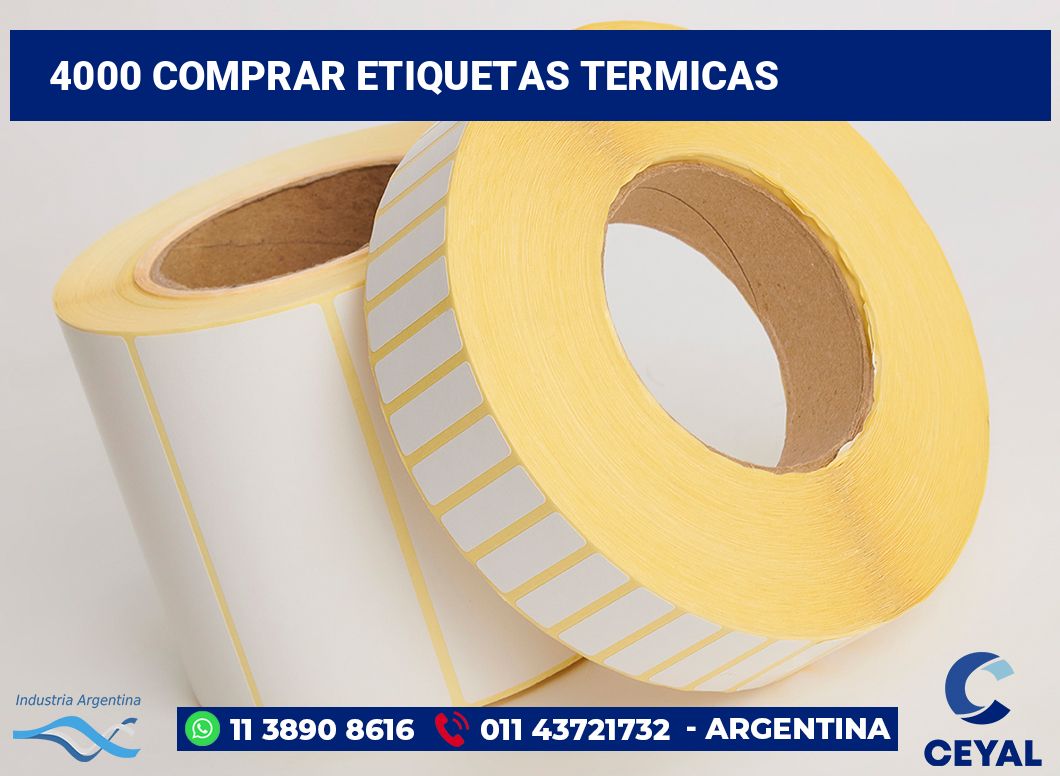 4000 Comprar etiquetas termicas