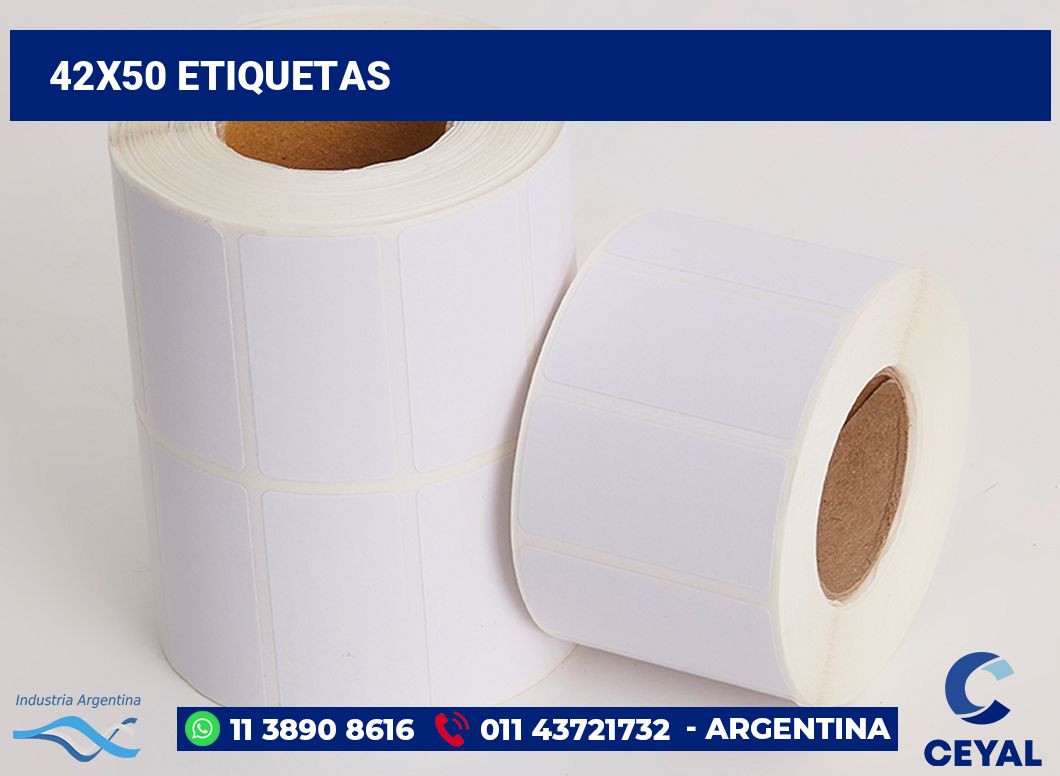 42x50 Etiquetas