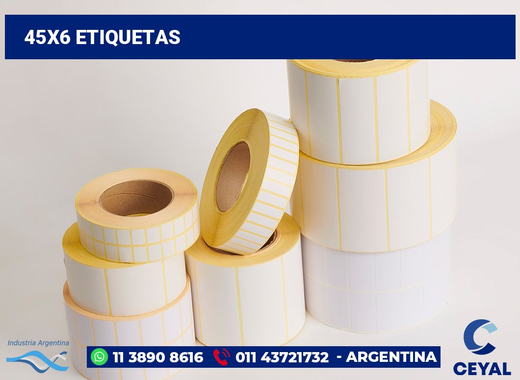 45x6 Etiquetas