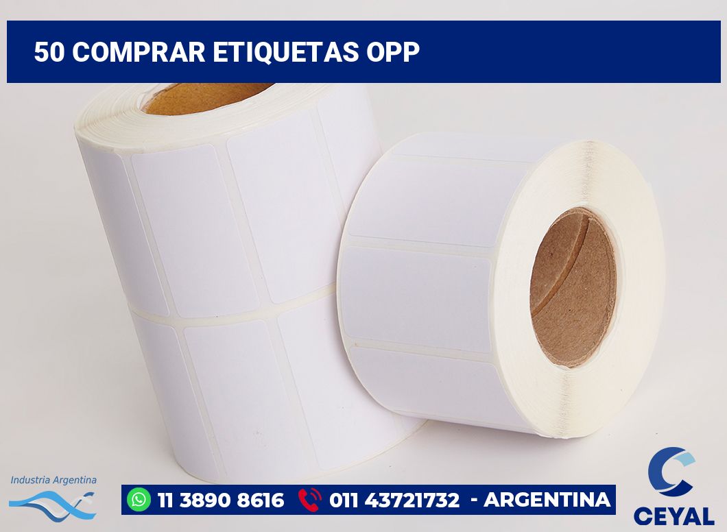 50 Comprar etiquetas opp