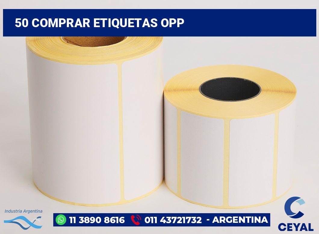 50 Comprar etiquetas opp