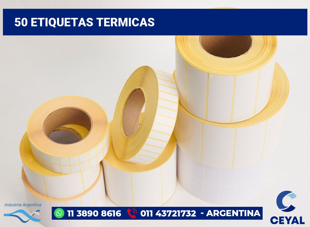 50 Etiquetas termicas