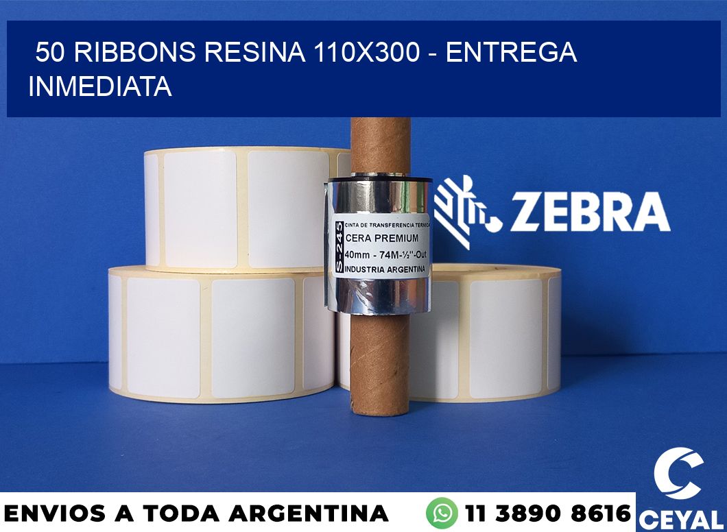 50 Ribbons resina 110x300 - Entrega inmediata