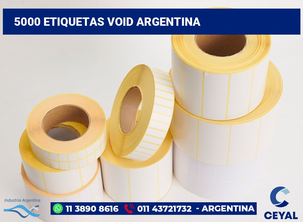 5000 Etiquetas void argentina