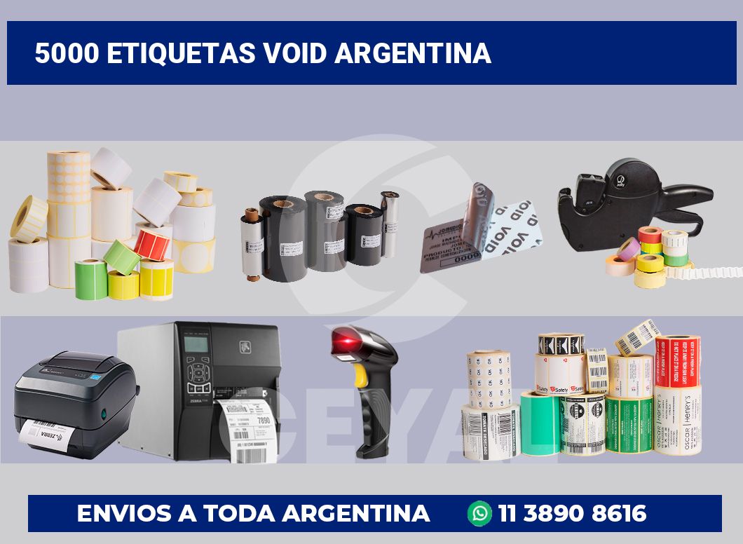 5000 Etiquetas void argentina