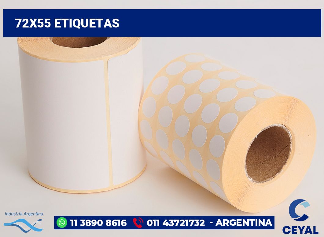 72x55 Etiquetas