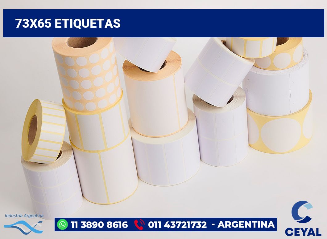 73x65 Etiquetas