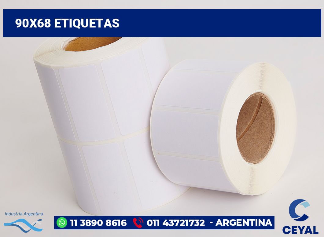 90x68 Etiquetas
