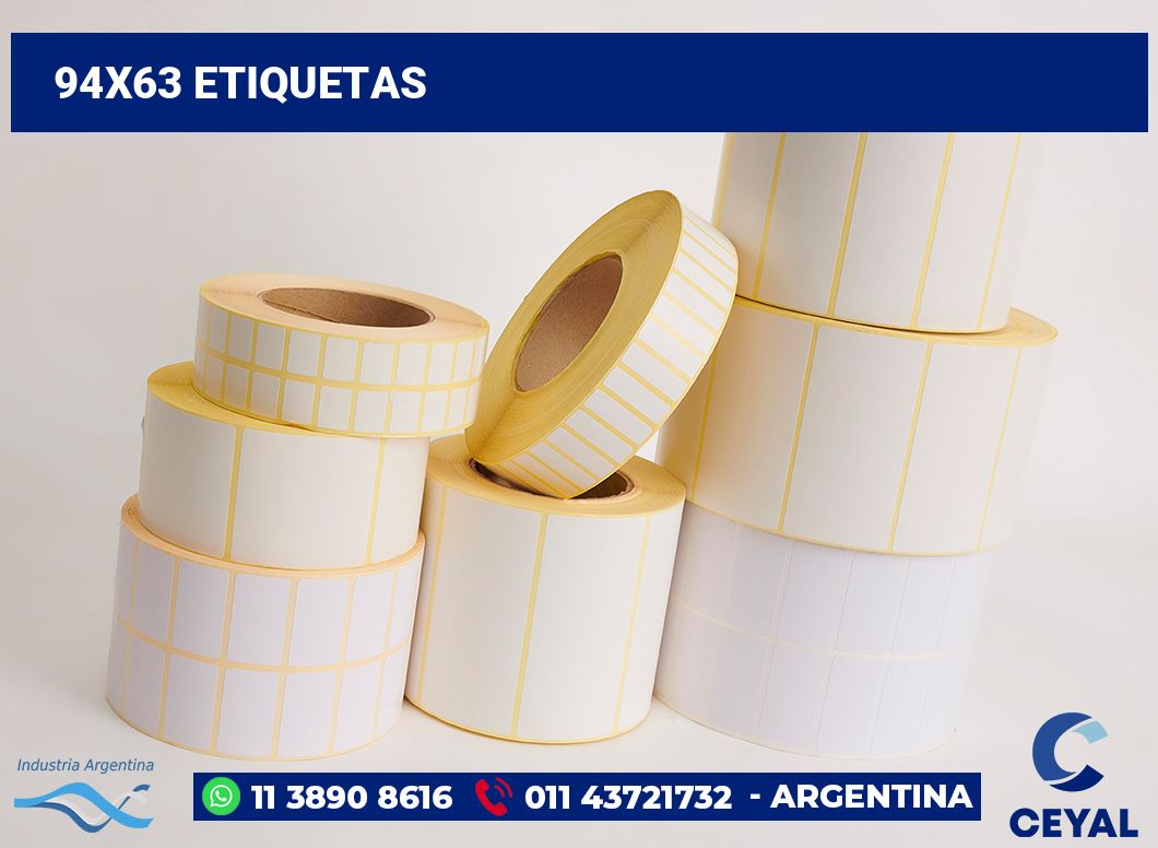 94x63 Etiquetas