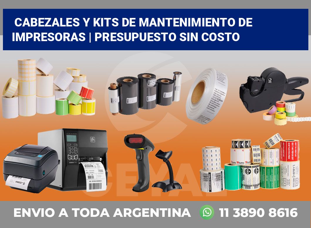 Cabezales y kits de mantenimiento de impresoras | Presupuesto sin costo