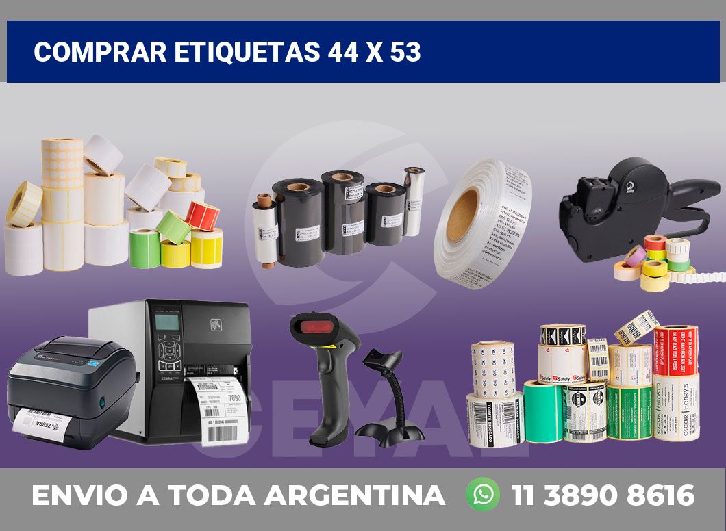 Comprar etiquetas 44 x 53