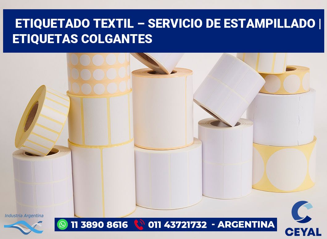 Etiquetado textil – servicio de estampillado | etiquetas colgantes