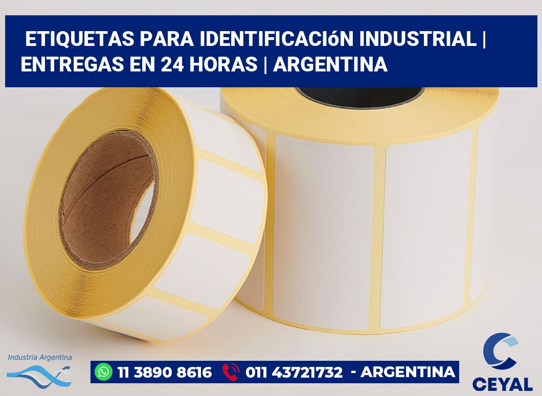 Etiquetas para identificación industrial | Entregas en 24 horas | Argentina