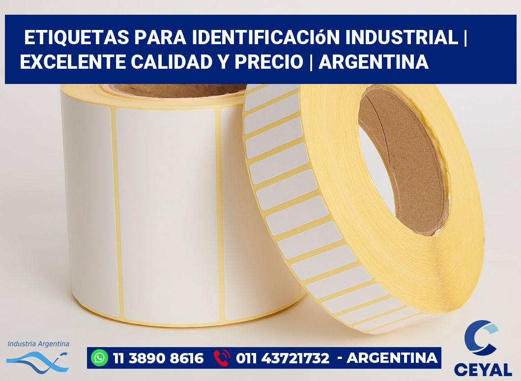 Etiquetas para identificación industrial | Excelente calidad y precio | Argentina