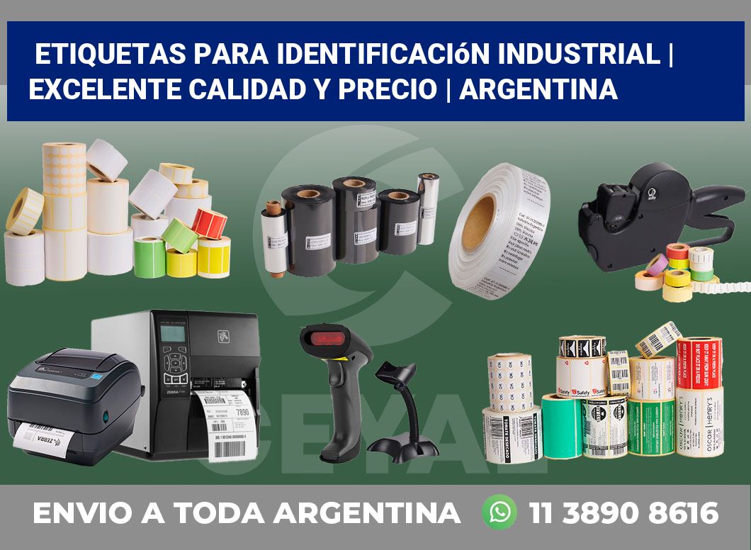 Etiquetas para identificación industrial | Excelente calidad y precio | Argentina