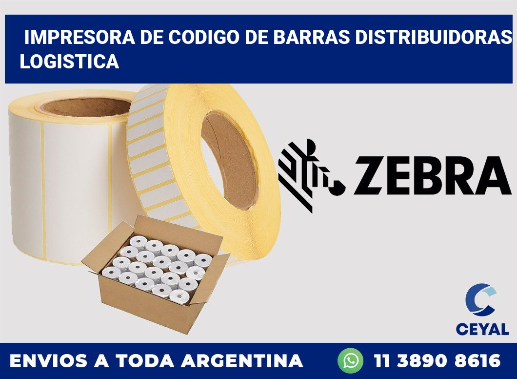 Impresora de codigo de barras Distribuidoras logistica