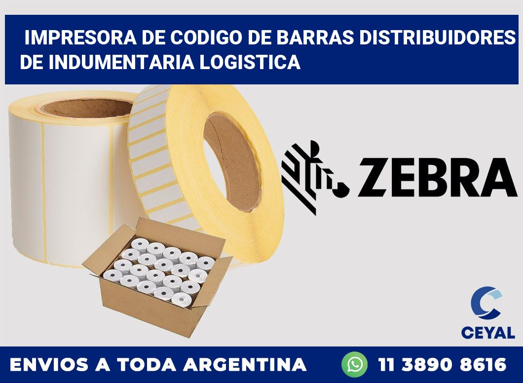 Impresora de codigo de barras Distribuidores de indumentaria logistica