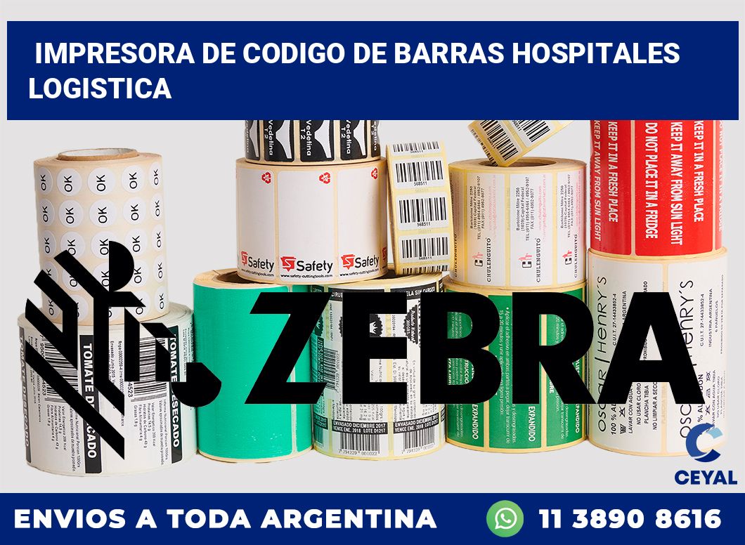 Impresora de codigo de barras Hospitales logistica