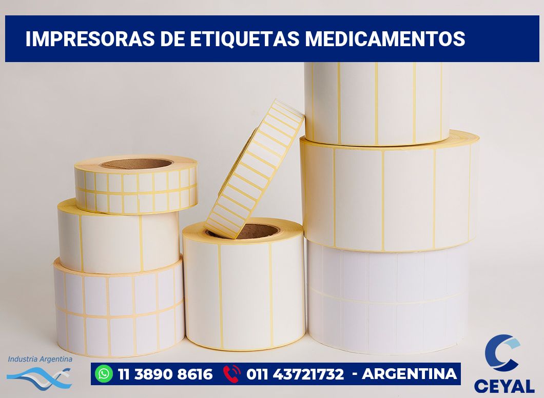 Impresoras de etiquetas Medicamentos