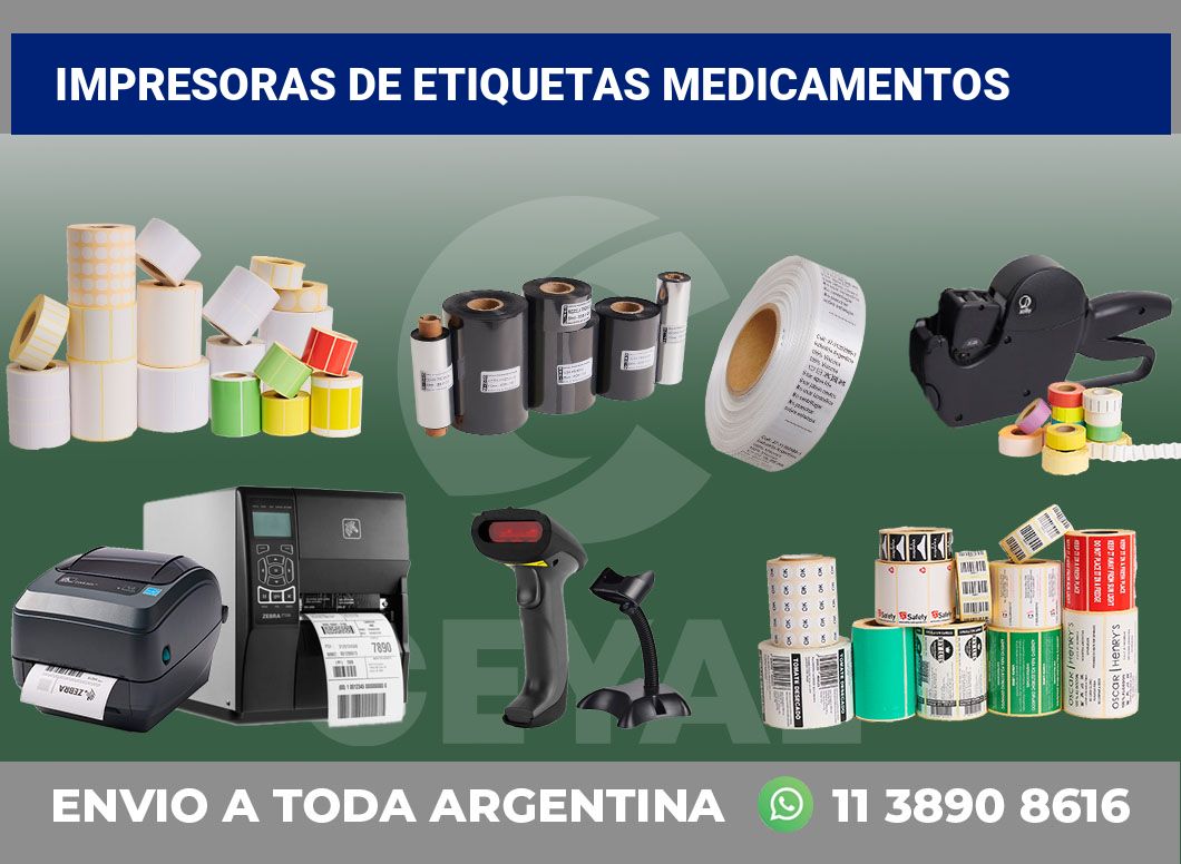 Impresoras de etiquetas Medicamentos