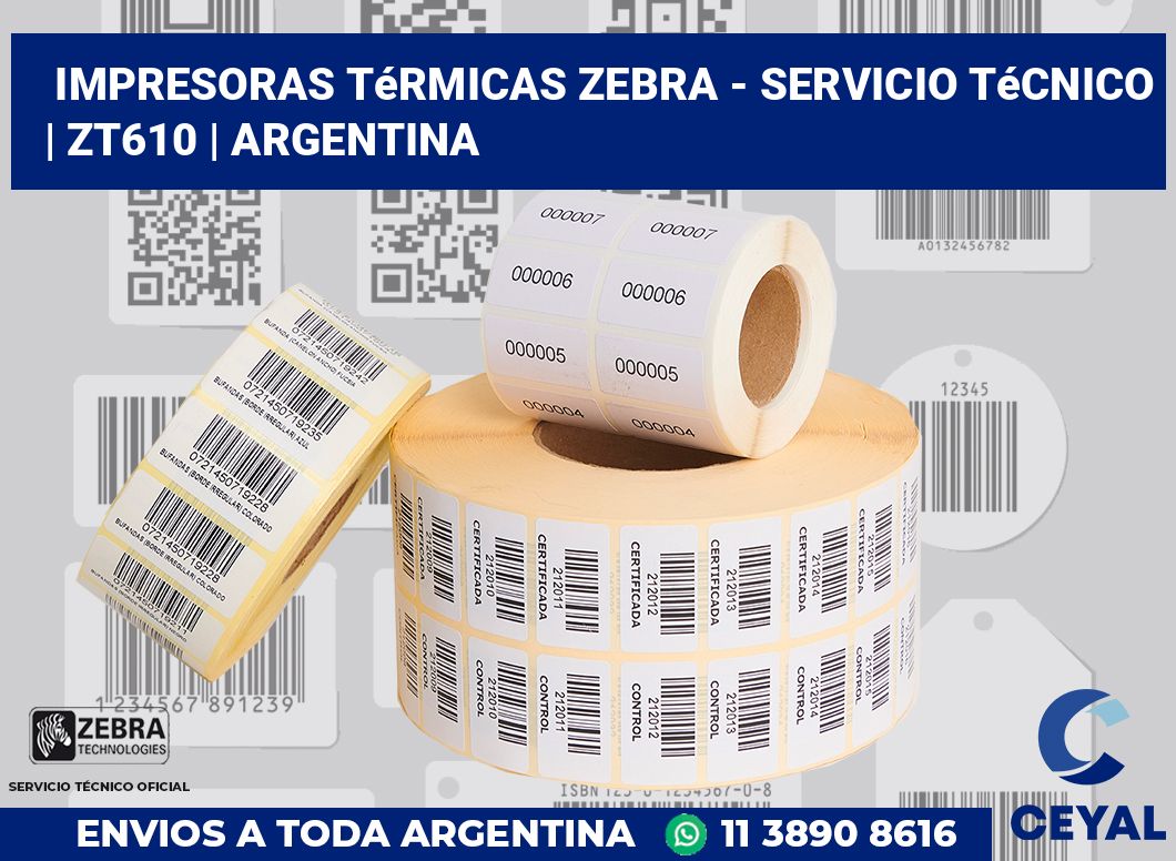 Impresoras térmicas Zebra - servicio técnico | ZT610 | Argentina